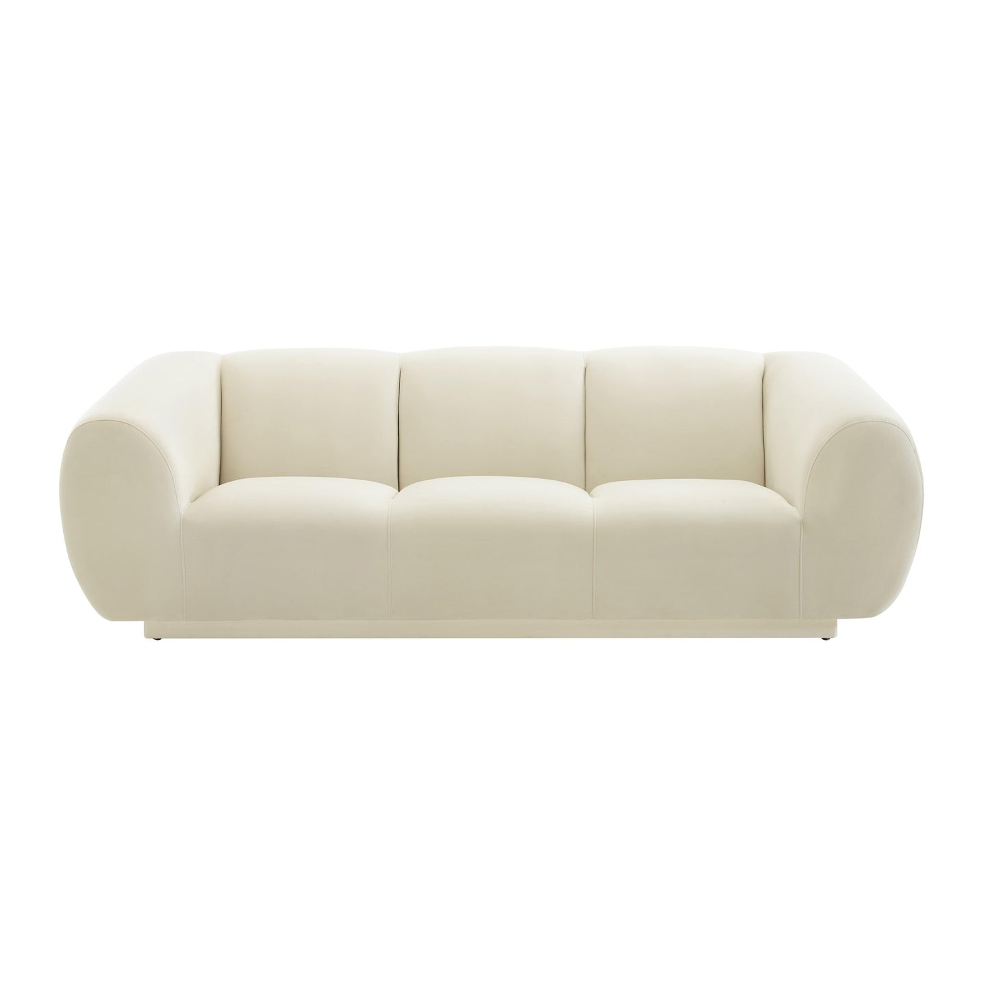 rocco cream velvet sofa