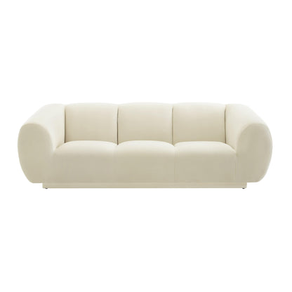 Rocco Cream Velvet Sofa