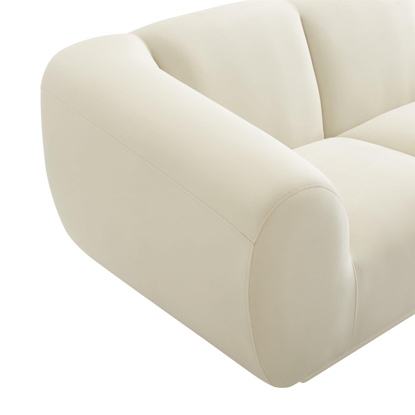 rocco cream velvet sofa