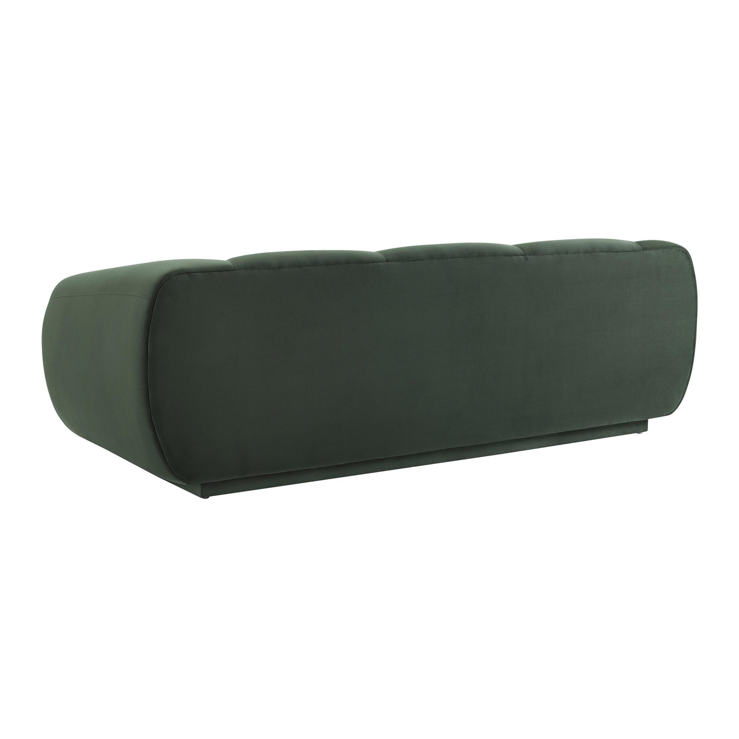 rocco forest green velvet sofa