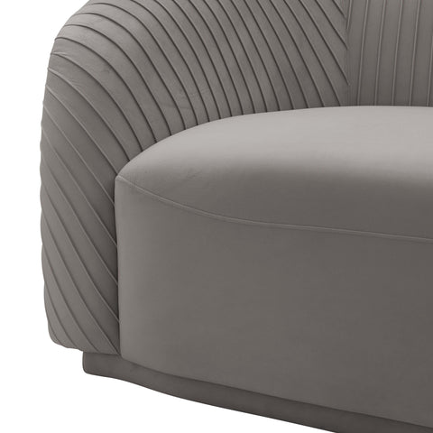 Solene Versailles 90.6" Pleated Performance Velvet Sofa by Inspire Me! Home Decor - image 5