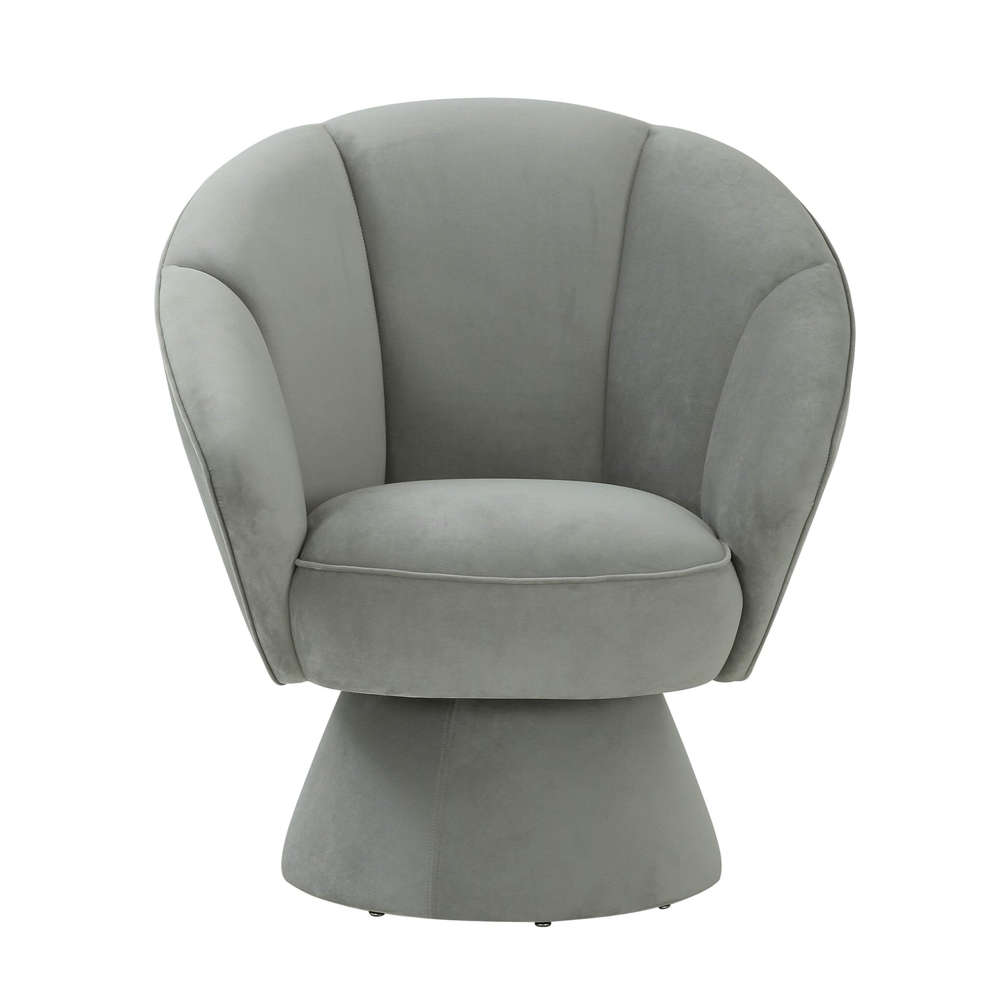 misty grey accent chair