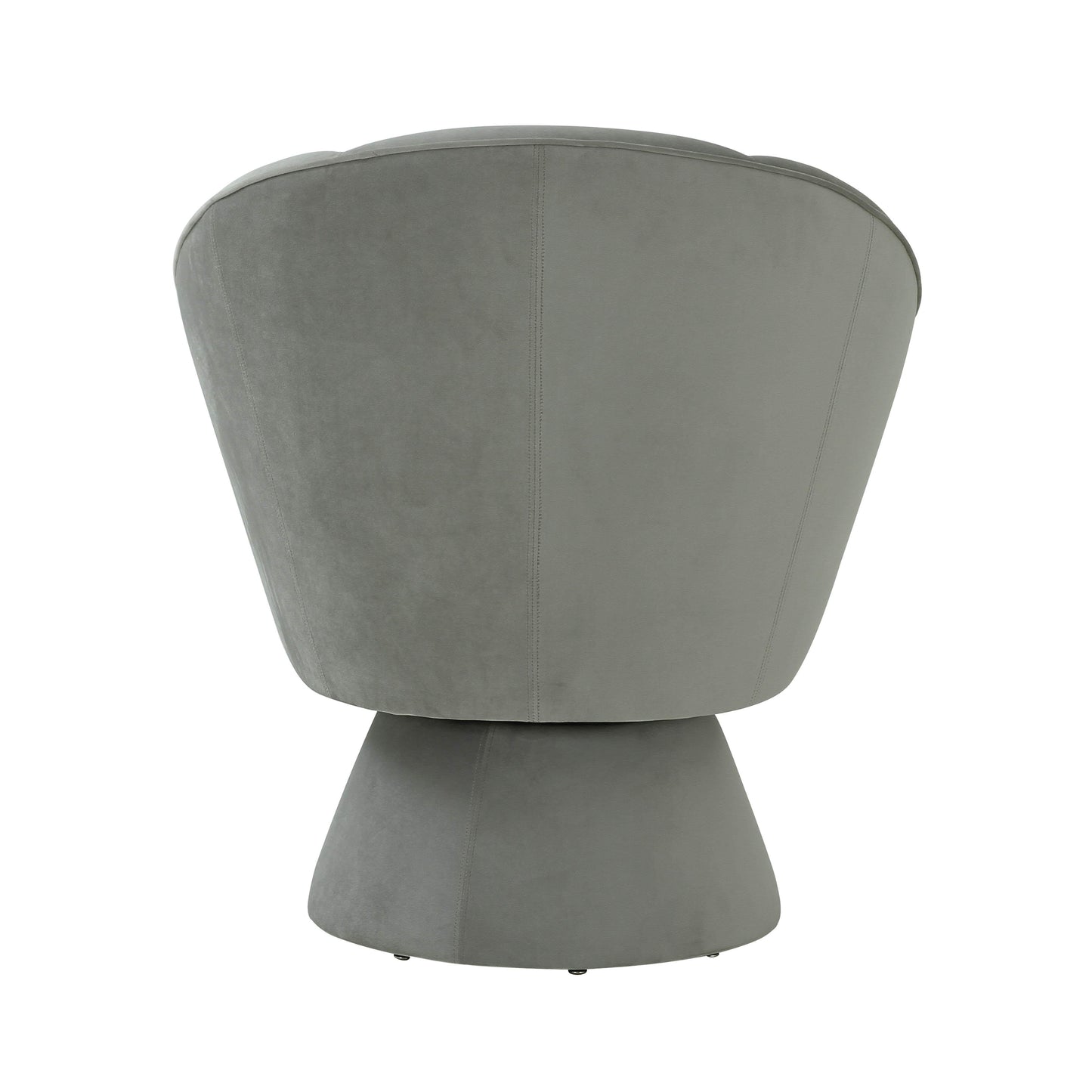 misty grey accent chair