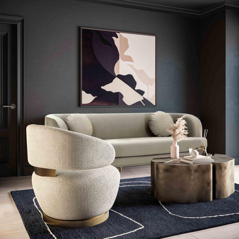 Arielle Beaumont Performance Fabric Swivel Accent Chair - image 3