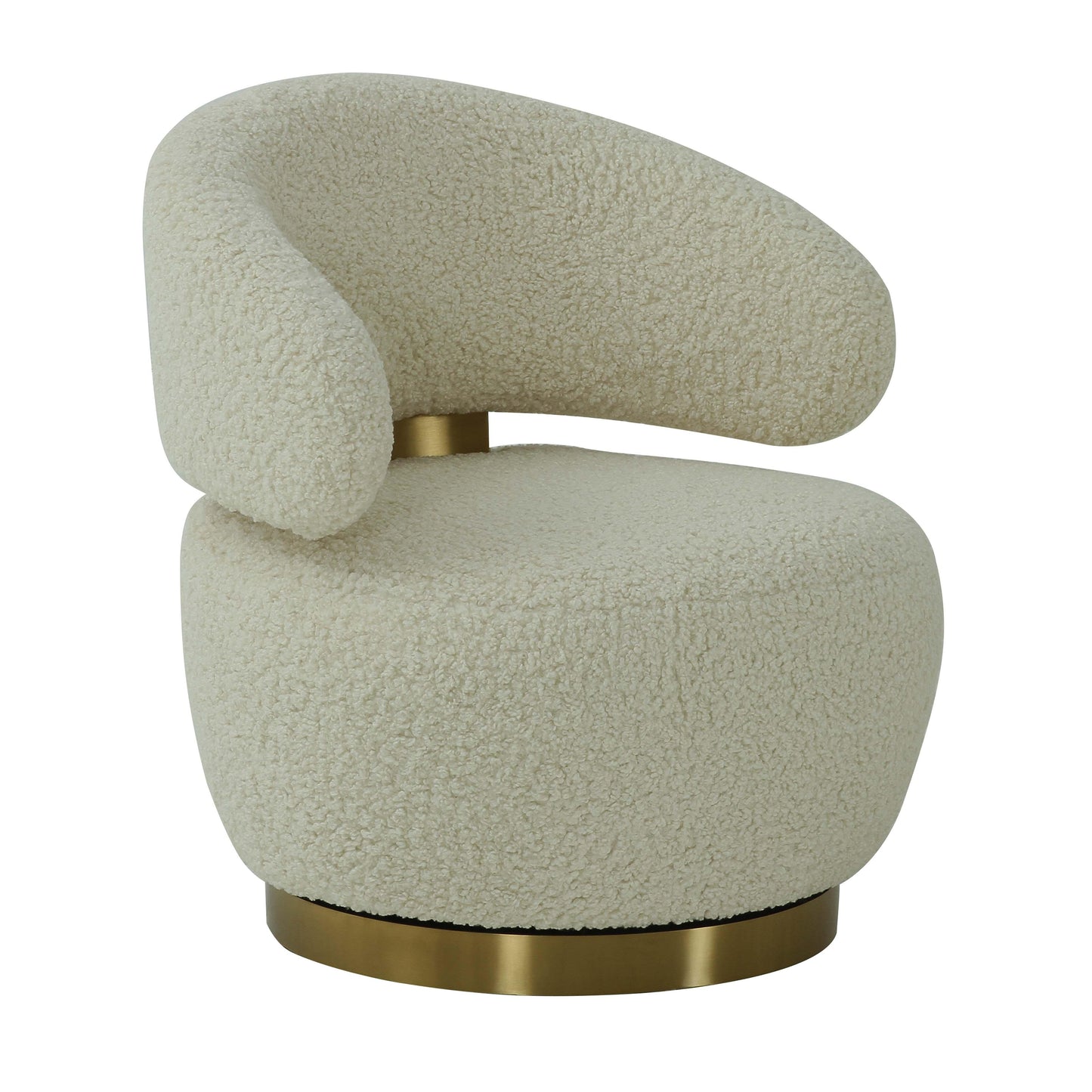 faye faux shearling chair