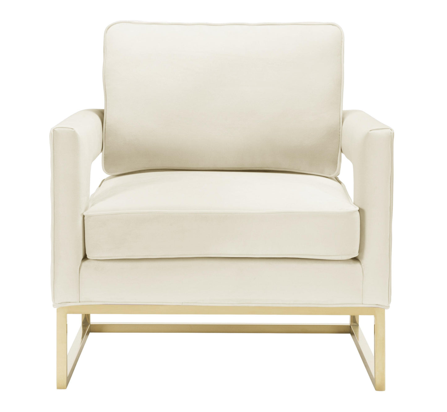 josephine cream velvet chair