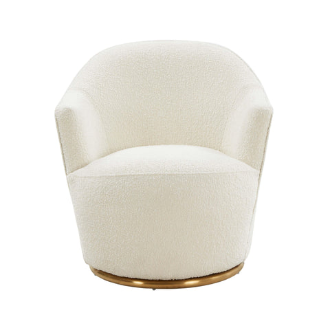 Welsh Boucle Swivel Chair