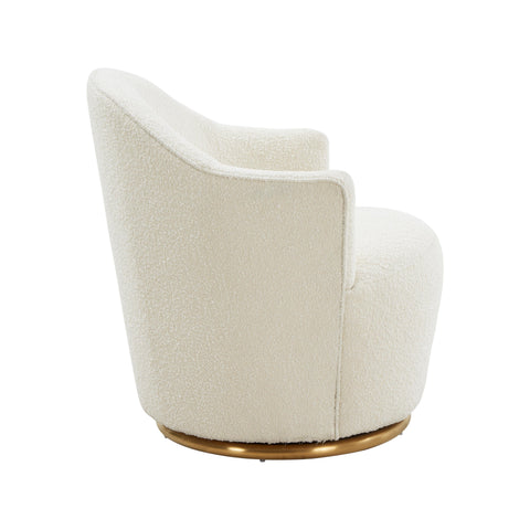 Welsh Boucle Swivel Chair