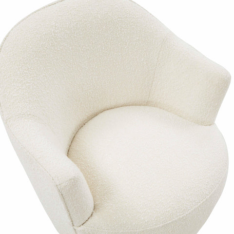 Welsh Boucle Swivel Chair