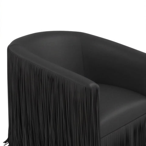 Solene Sorrento Performance Vegan Leather Swivel Accent Chair - image 9