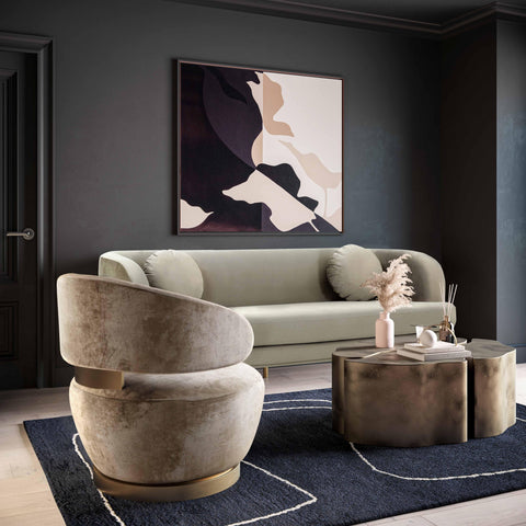 Arielle Beaumont Performance Fabric Swivel Accent Chair - image 2
