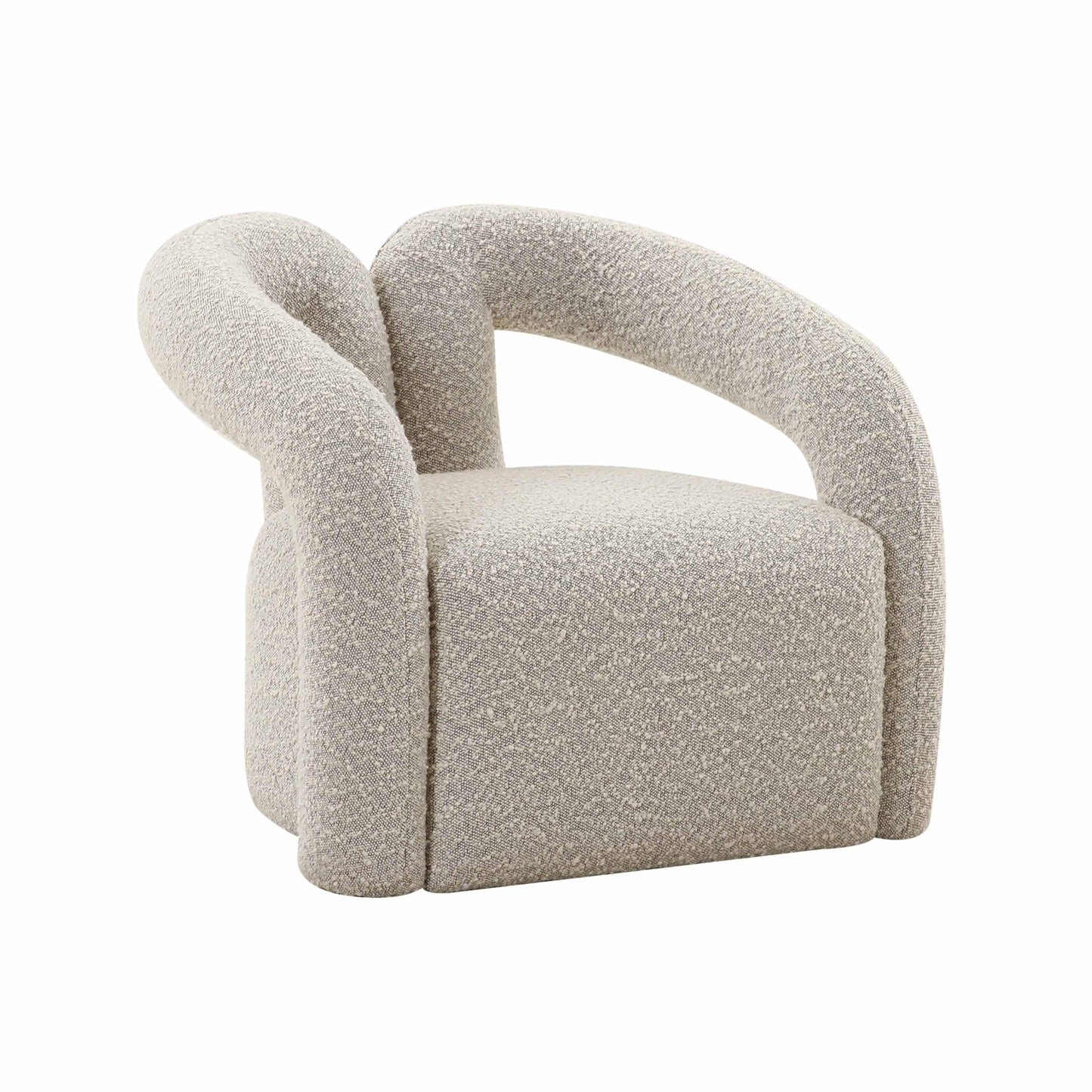 jadran speckled boucle accent chair