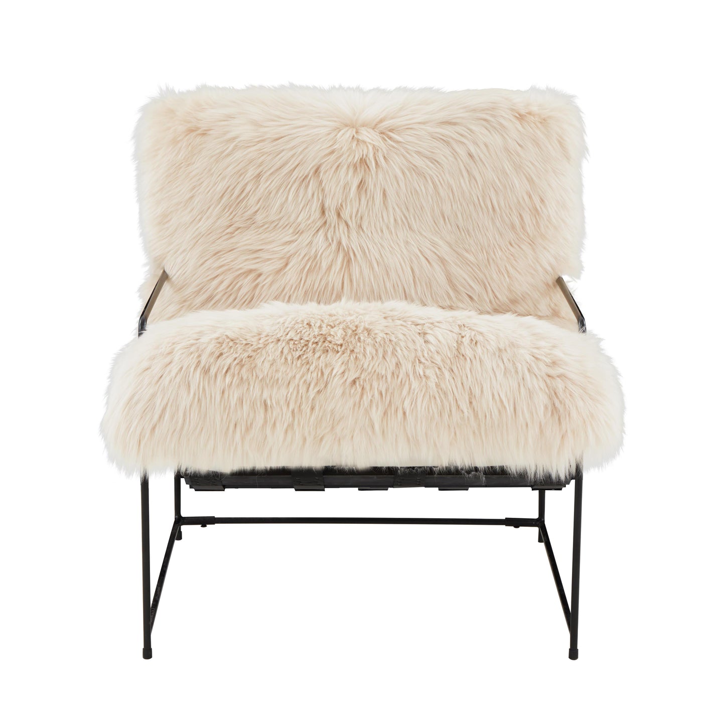 emery natural genuine sheepskin chair