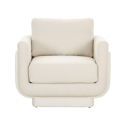 Satra Cream Monotone Armchair