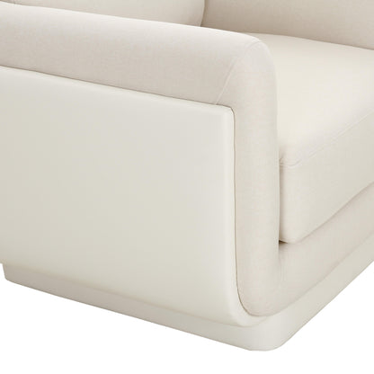 Satra Cream Monotone Armchair