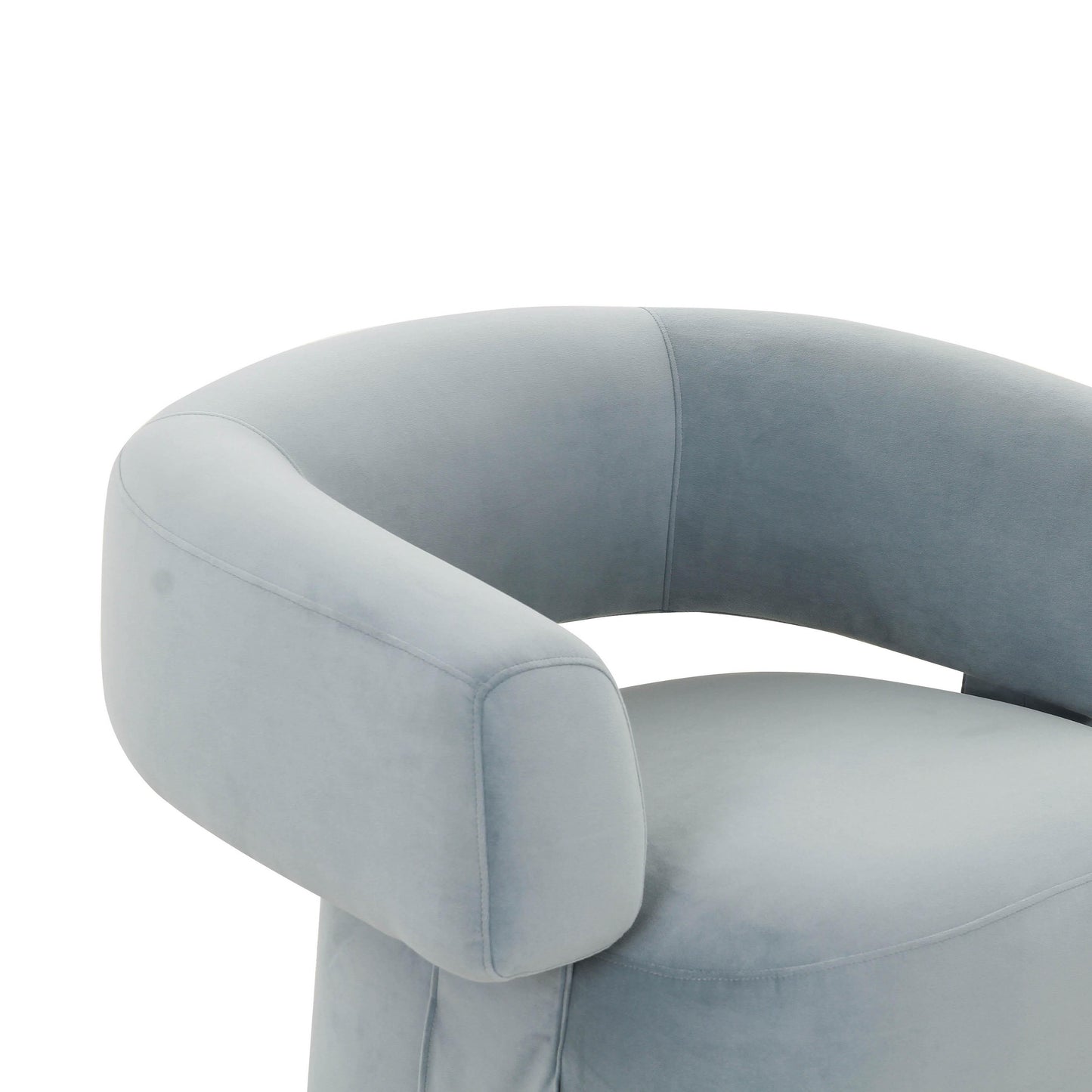 stone steel grey velvet swivel accent chair