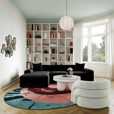 Briella Light Grey Velvet Swivel Chair