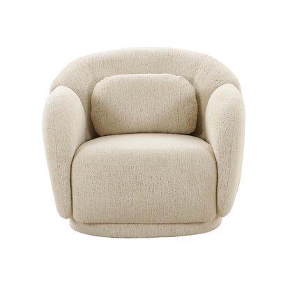 Cruella Cream Boucle Accent Chair