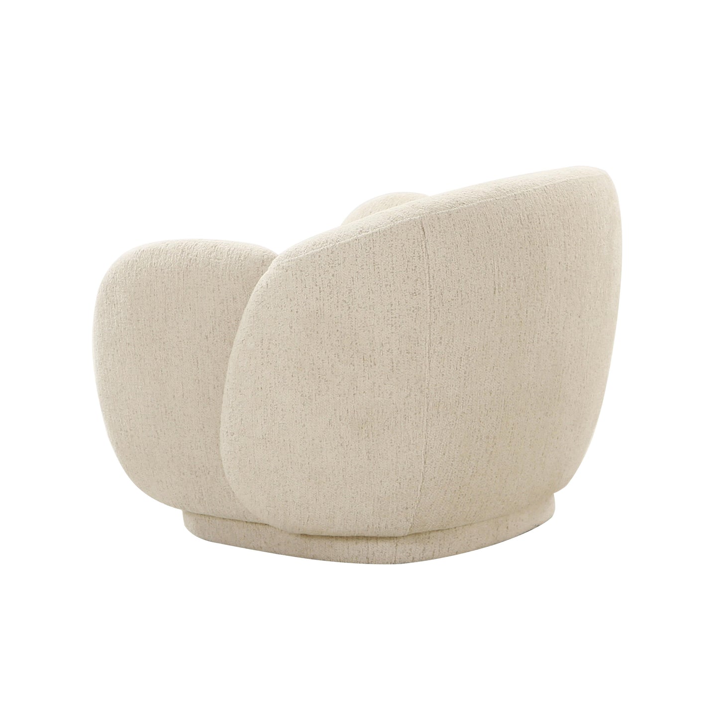 cruella cream boucle accent chair