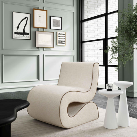 Genevieve Sorrento Performance Fabric Accent Chair - image 2