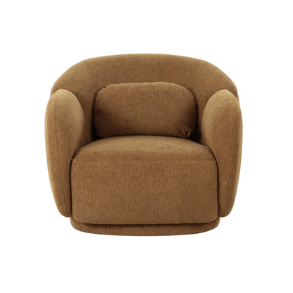 Halio Brown Boucle Accent Chair