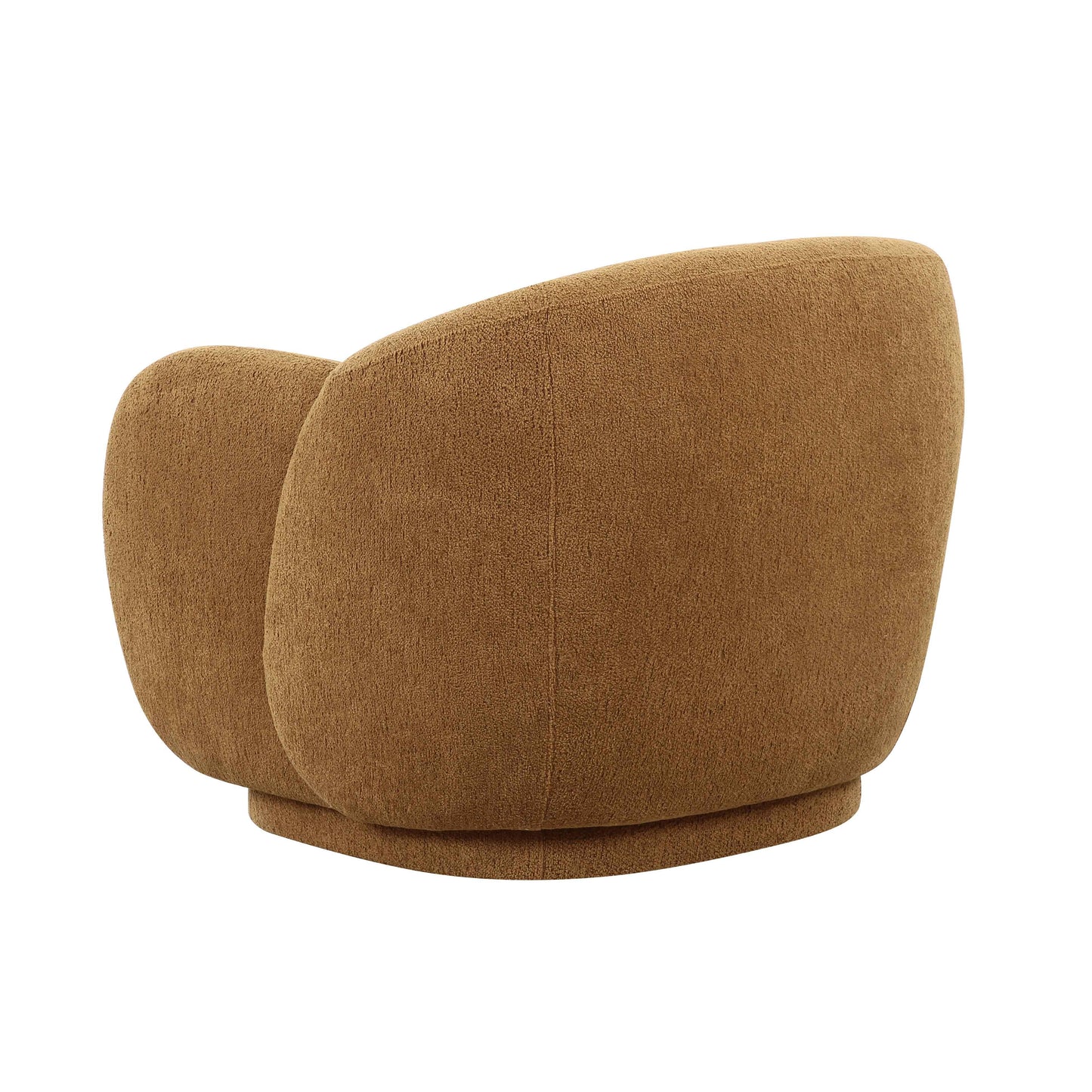 halio brown boucle accent chair