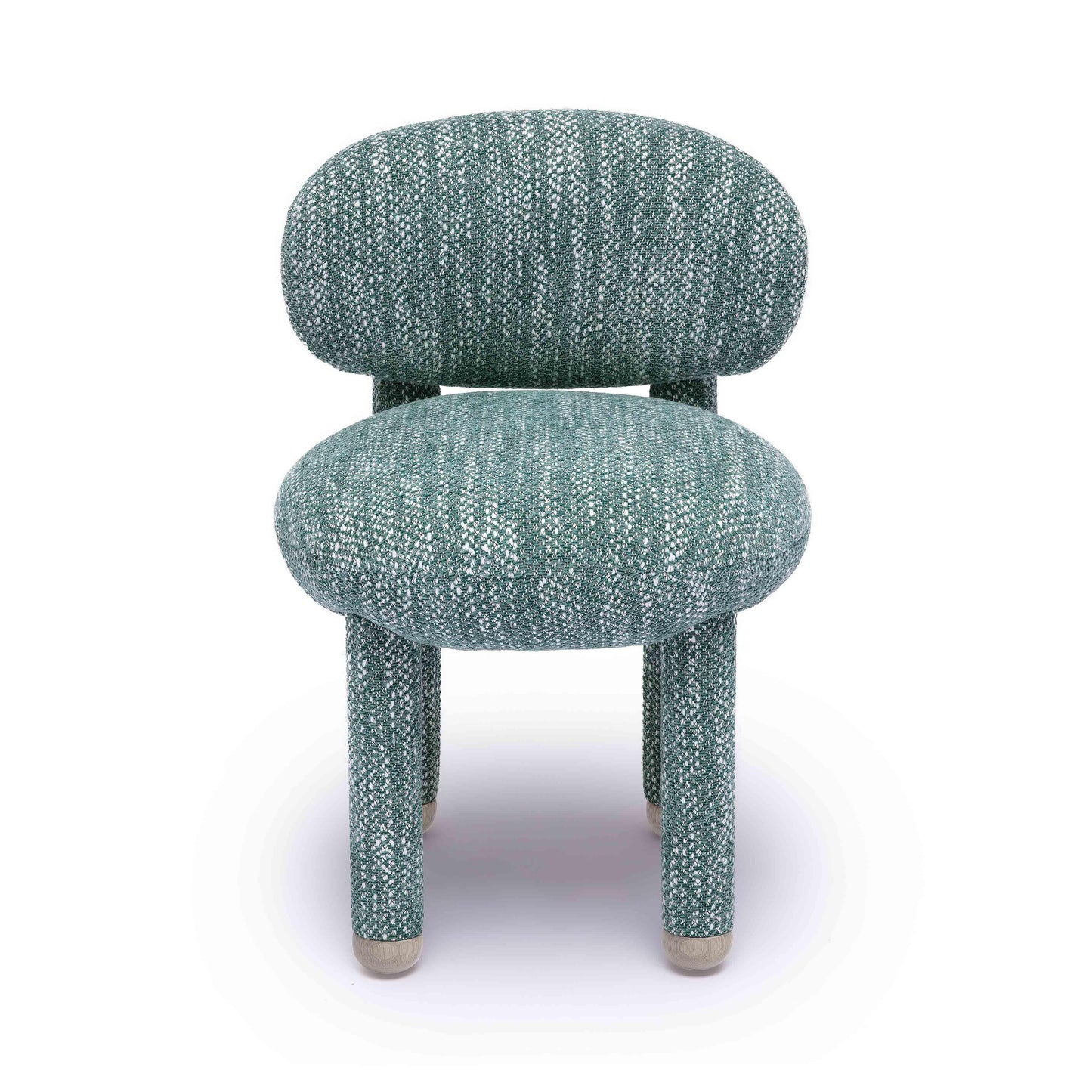 mason teal knubby performance fabric side chair