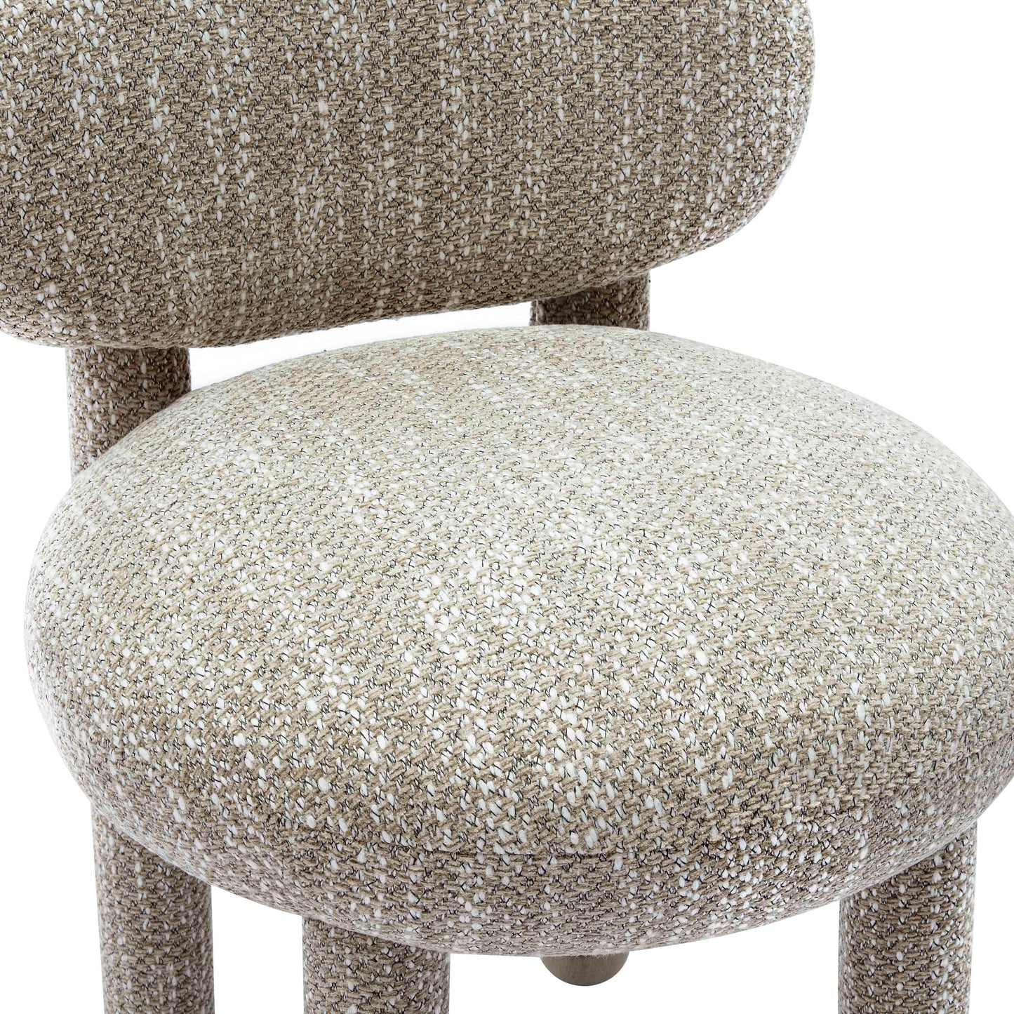 mason beige knubby performance fabric side chair