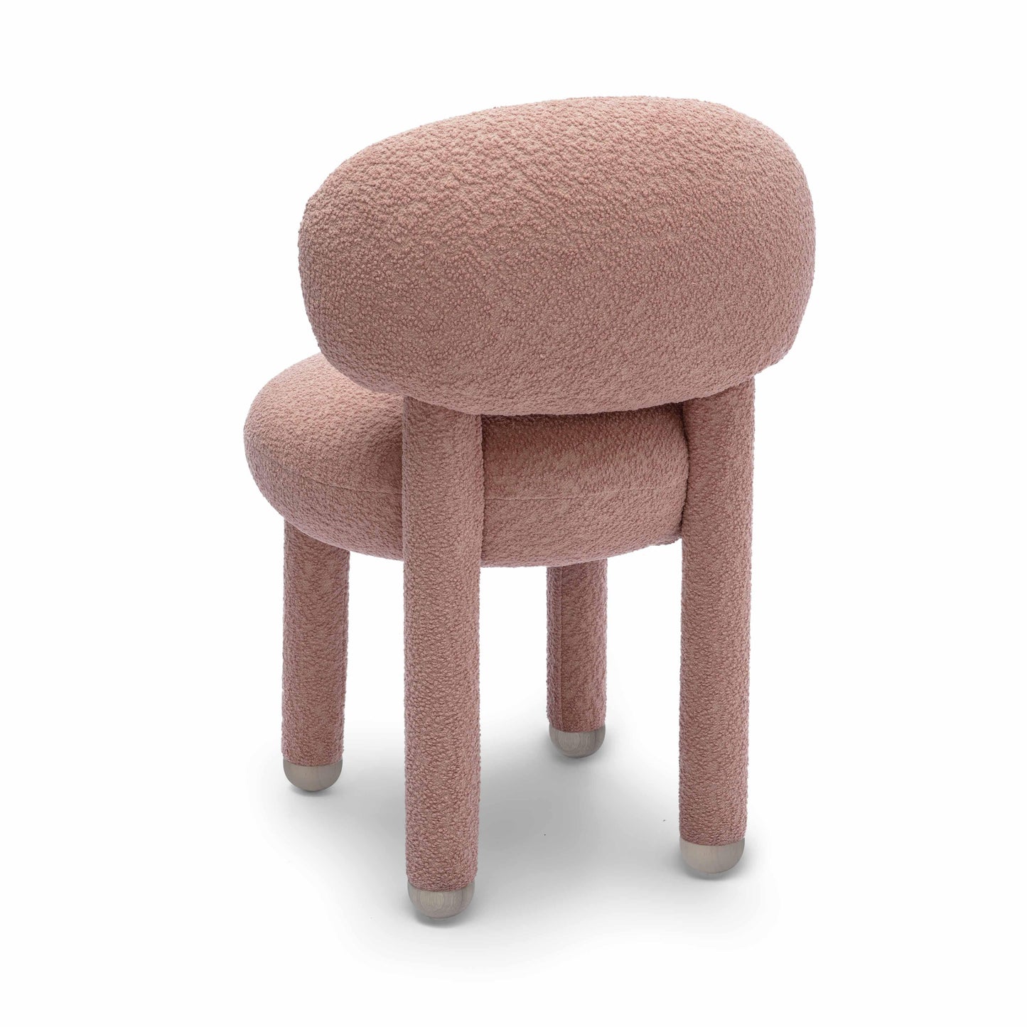 mason rose pink performance boucle side chair