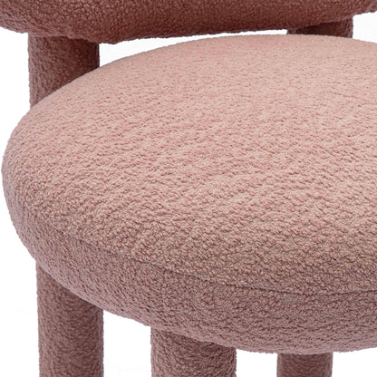 Mason Rose Pink Performance Boucle Side Chair