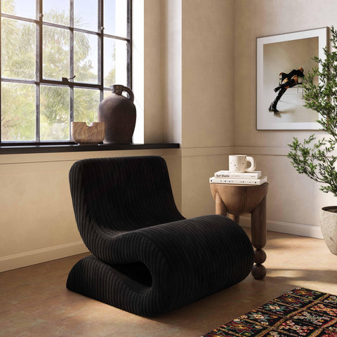Genevieve Sorrento Performance Oversized Corduroy Accent Chair - image 2