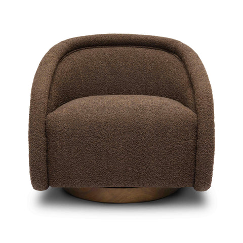 Camille Siena Performance Boucle Swivel Accent Chair - image 3