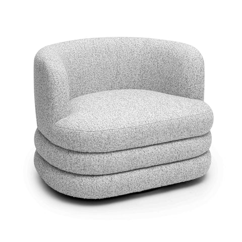 Noemie Bellamy Heavy Performance Boucle Swivel Hotel Lounge Chair - image 3