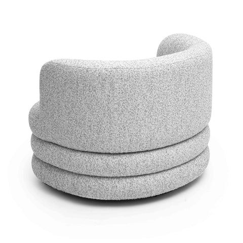 Noemie Bellamy Heavy Performance Boucle Swivel Hotel Lounge Chair - image 4