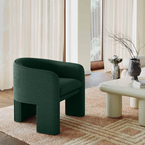 Genevieve Navarre Performance Boucle Accent Chair - image 2