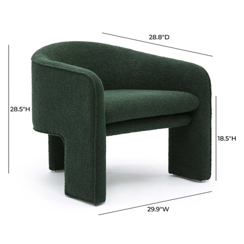 Genevieve Navarre Performance Boucle Accent Chair - image 6