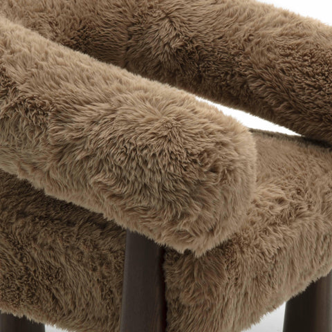 Margaux StClair Contract-Grade Straight Vegan Shearling Accent Chair - image 5