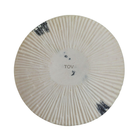 Delphine Lucerne  Black &amp; White Resin Serving Plate - image 3