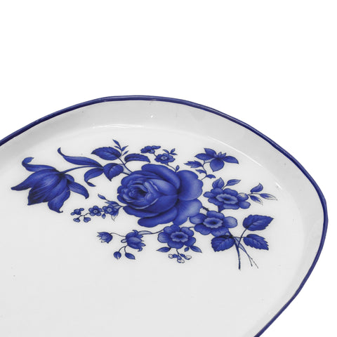 Genevieve Como China Blue &amp; White Serving Tray - image 4