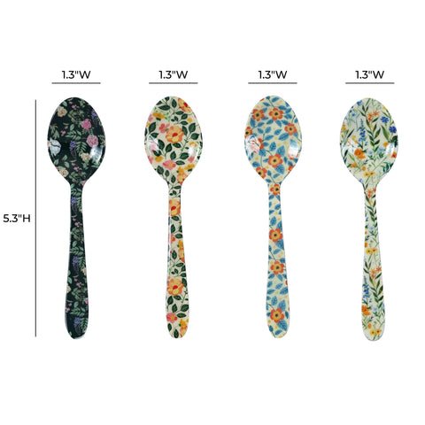 Genevieve Rivoli Tea Spoons in Mixed Garden Prints - Set of 4 - image 3