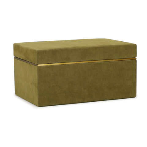 Florence Rivoli Green Vegan Suede Contract-Grade Storage Box - image 3