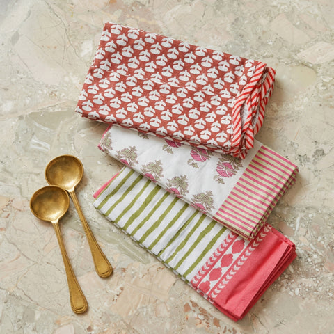 Leonie Como Cotton Canvas Printed Napkins - Set of 4 - image 2