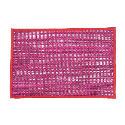 Emma Pink Seagrass Placemat - Set of 4