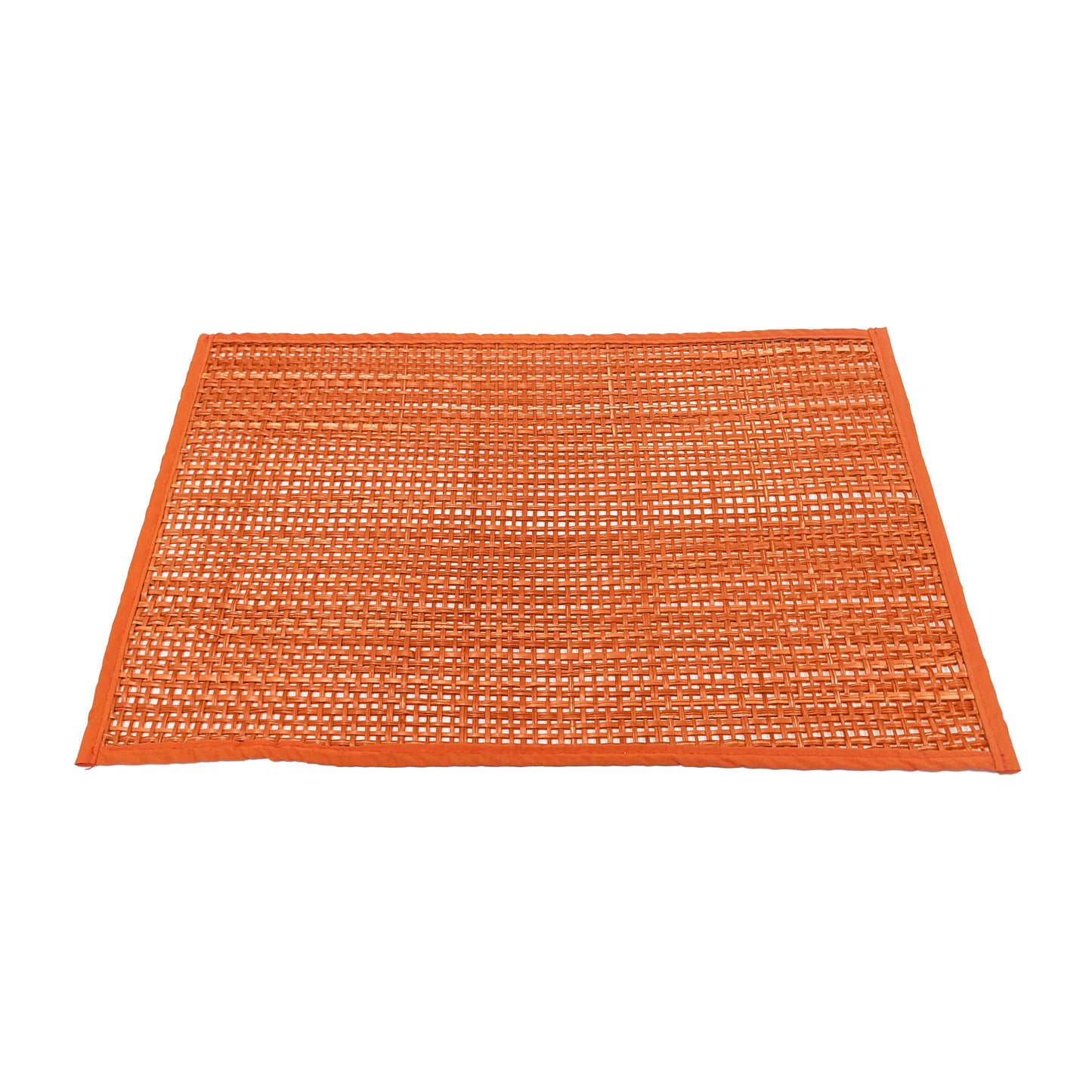 emma terracotta seagrass placemat - set of 4