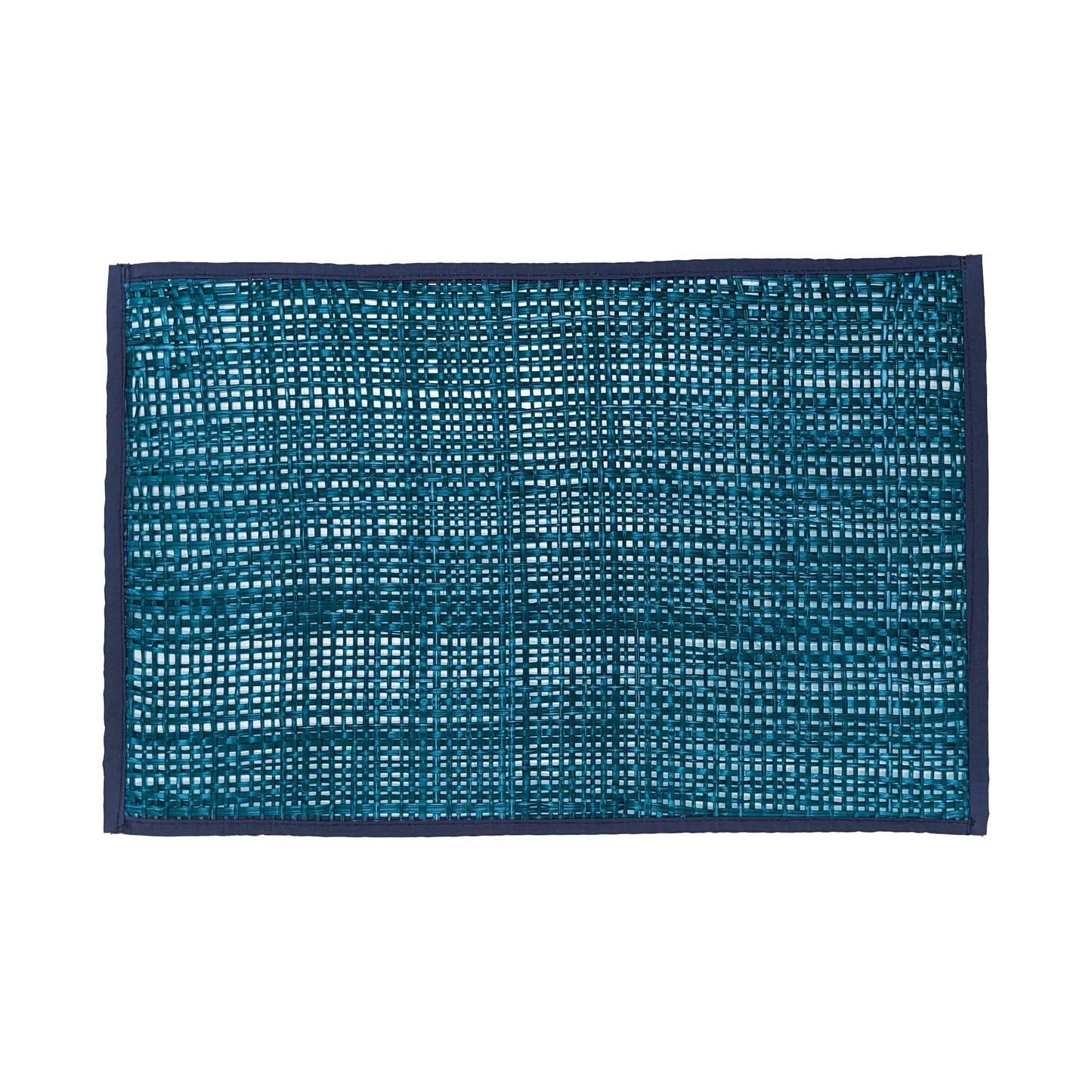 emma blue seagrass placemat - set of 4