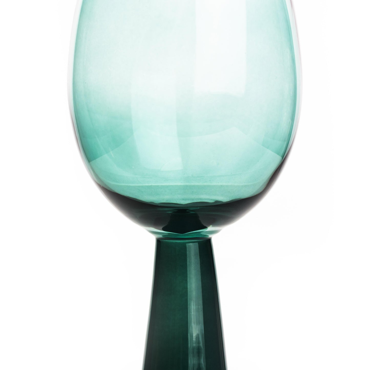 serengeti green wine glasses - set of 4