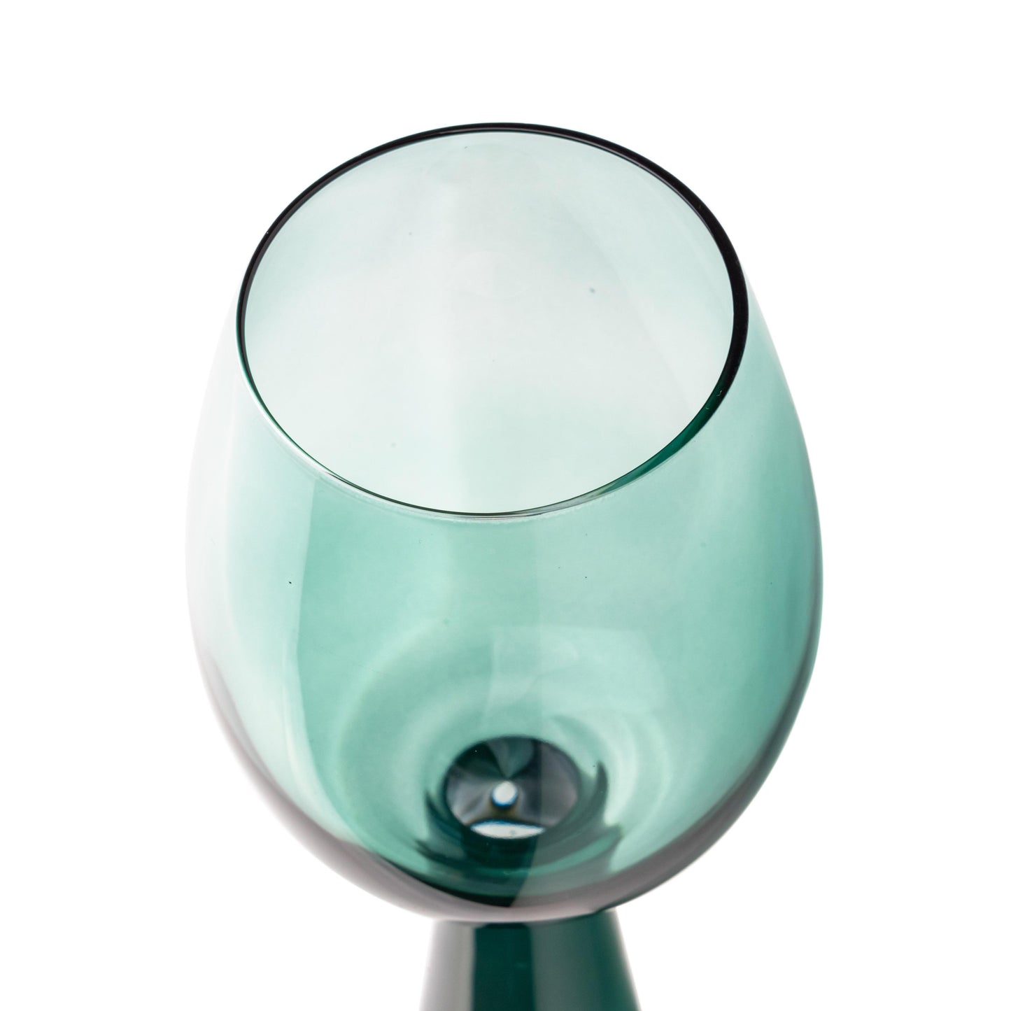 serengeti green wine glasses - set of 4