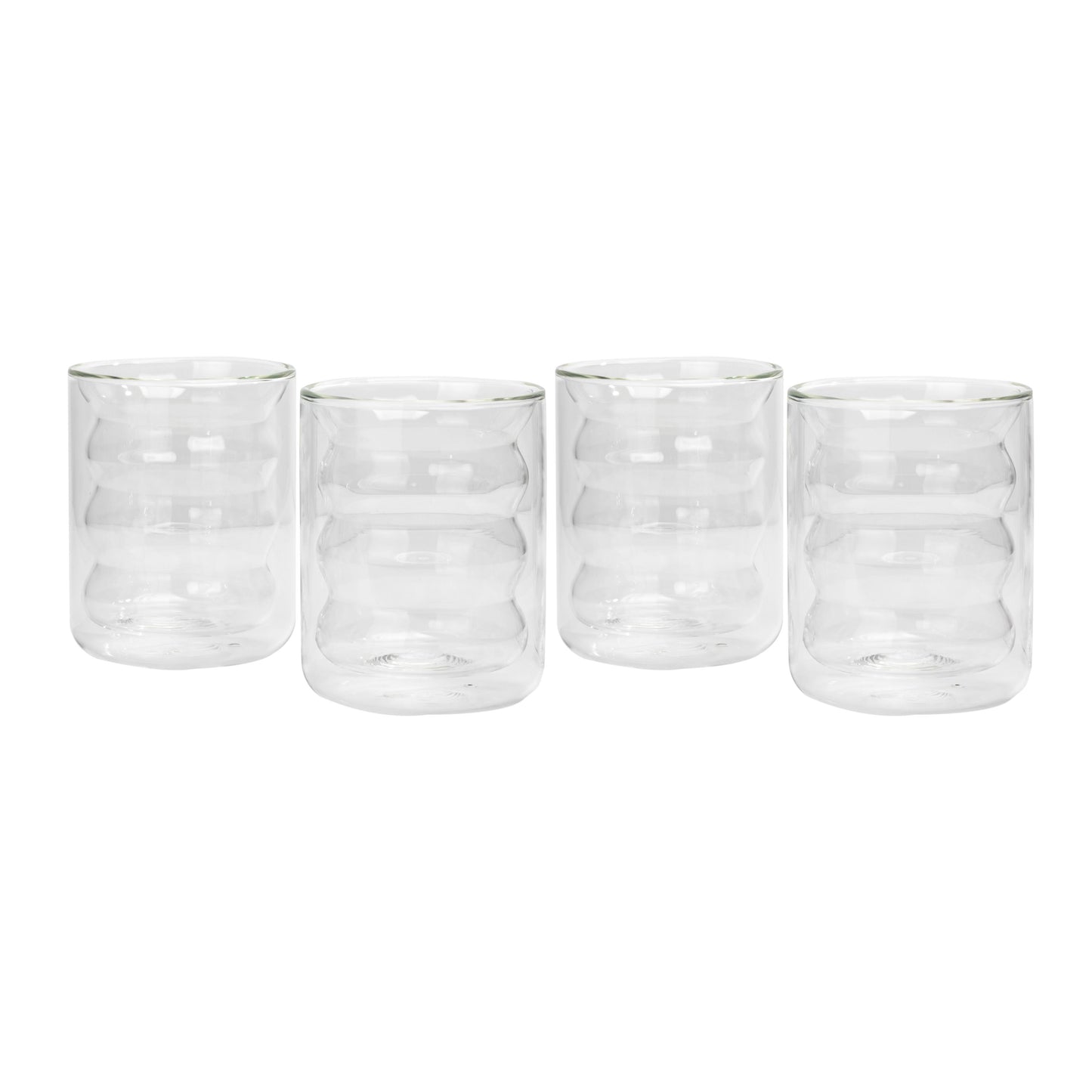 caren clear water glass - set of 4