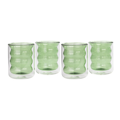 Caren Green Water Glass - Set of 4