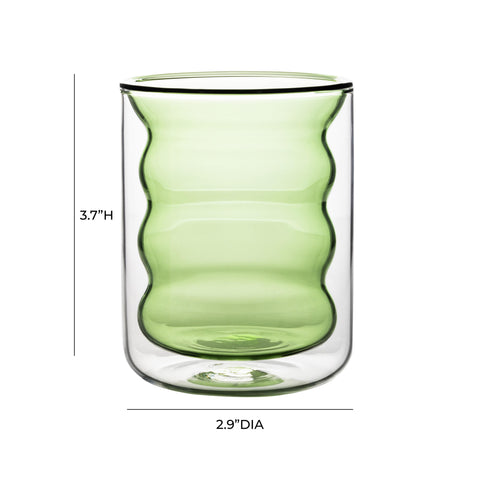 Caren Green Water Glass - Set of 4